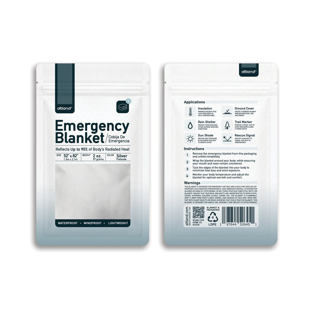 25 Pack of Emergency Blankets